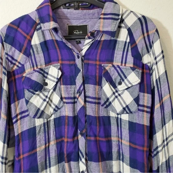 Rails button down plaid flannel longsleeve shirt - Picture 4 of 4
